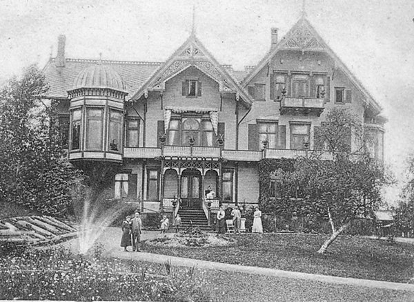 Bilde av Smedstuen fra 1900