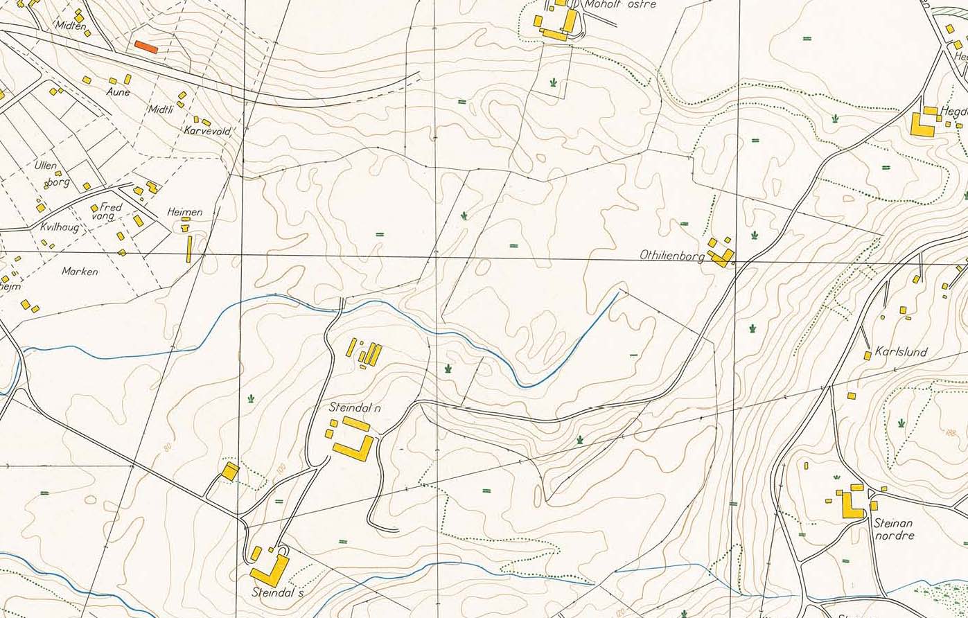 Steindal - kart 1959