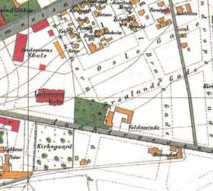 Kart over Voldsminde 1904