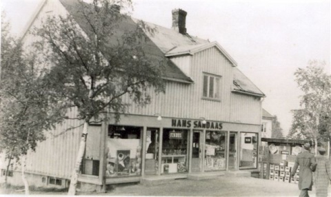 Forretningen i Brøsetvegen 117. Foto utlånt av Alf Terje Sandaas