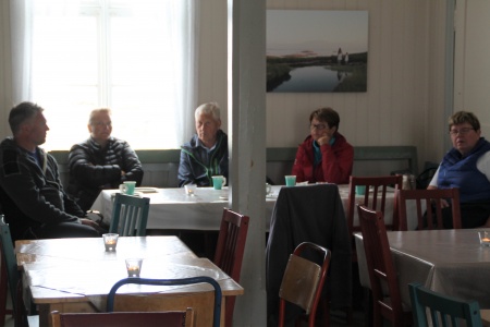 Kaffestund i Fiskarheimen i Sør-Gjæslingan